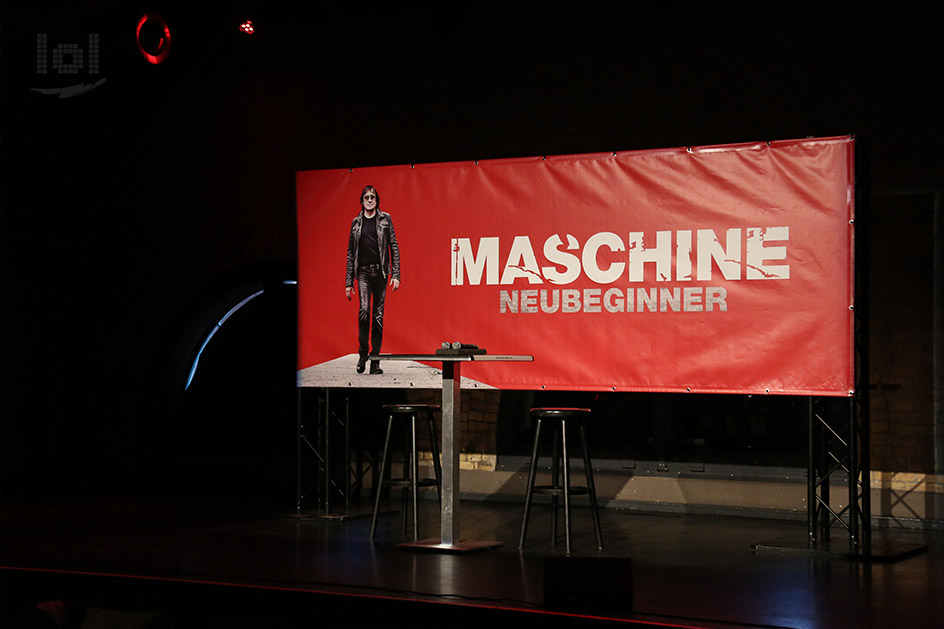 Pressekonferenz + Albumlistening fr NEUBEGINNER, das neues Album von Dieter Maschine Birr