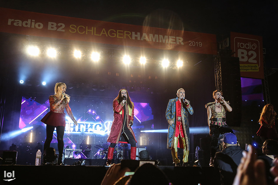 radio B2 SchlagerHammer 2019 / Showact: Dschinghis Khan