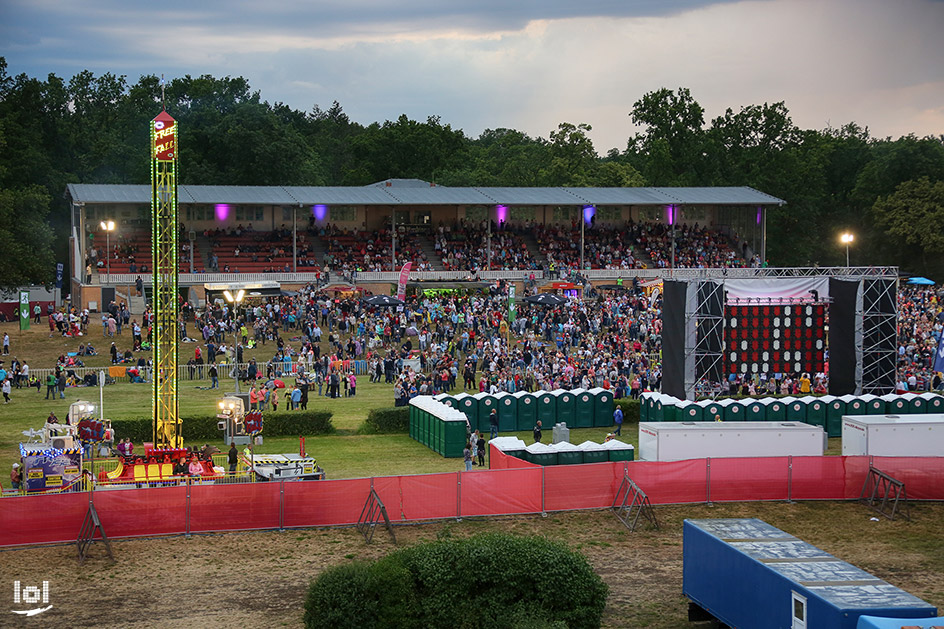 radio B2 SchlagerHammer 2019 / Showact: Fahrt mit dem TechniSat Heißluftballon