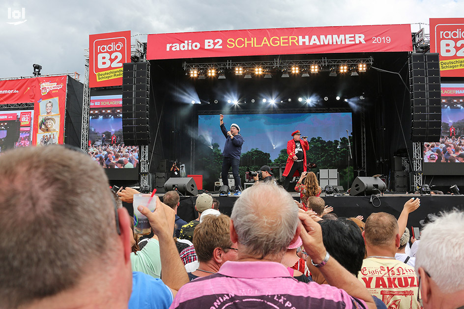 radio B2 SchlagerHammer 2019 / Showact: Klaus & Klaus