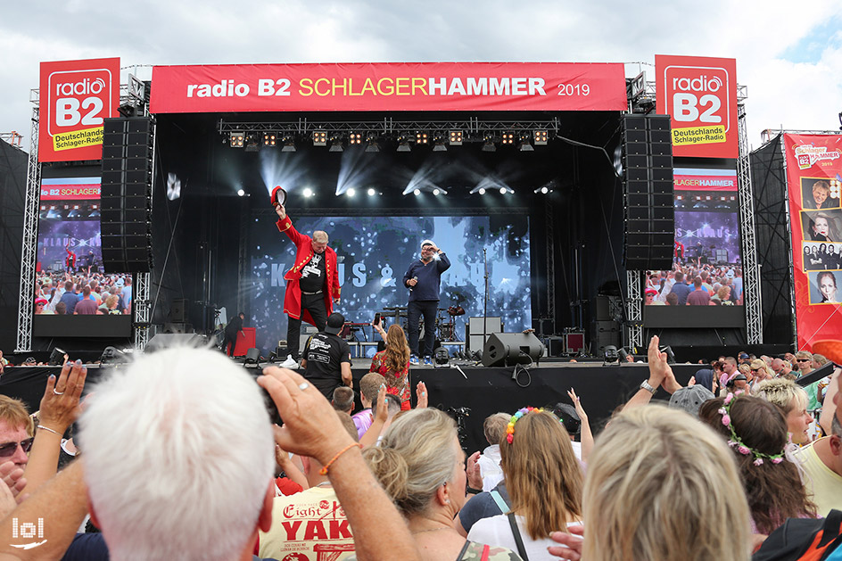 radio B2 SchlagerHammer 2019 / Showact: Klaus & Klaus