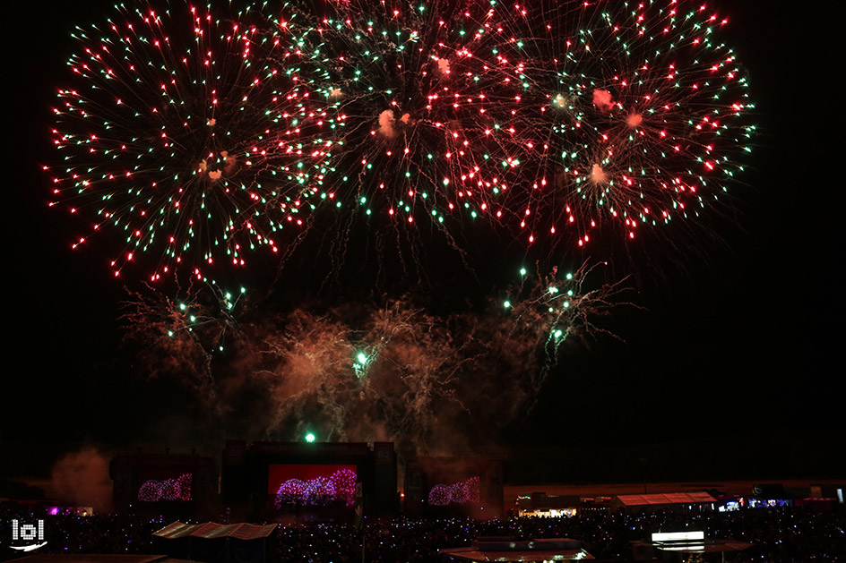 radio B2 SchlagerHammer 2019 / Showact: Feuerwerk & Lasershow