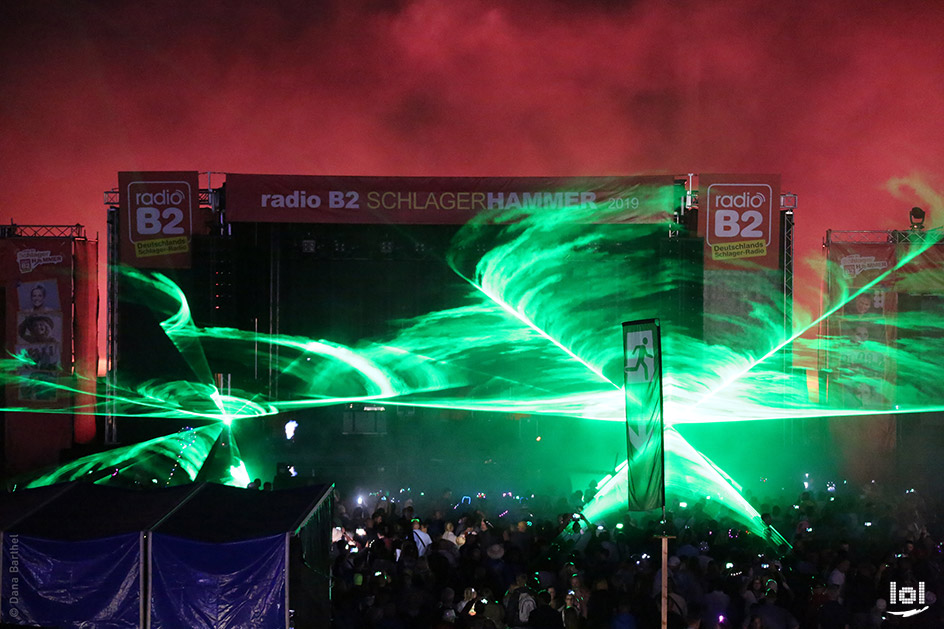 radio B2 SchlagerHammer 2019 / Showact: Feuerwerk & Lasershow