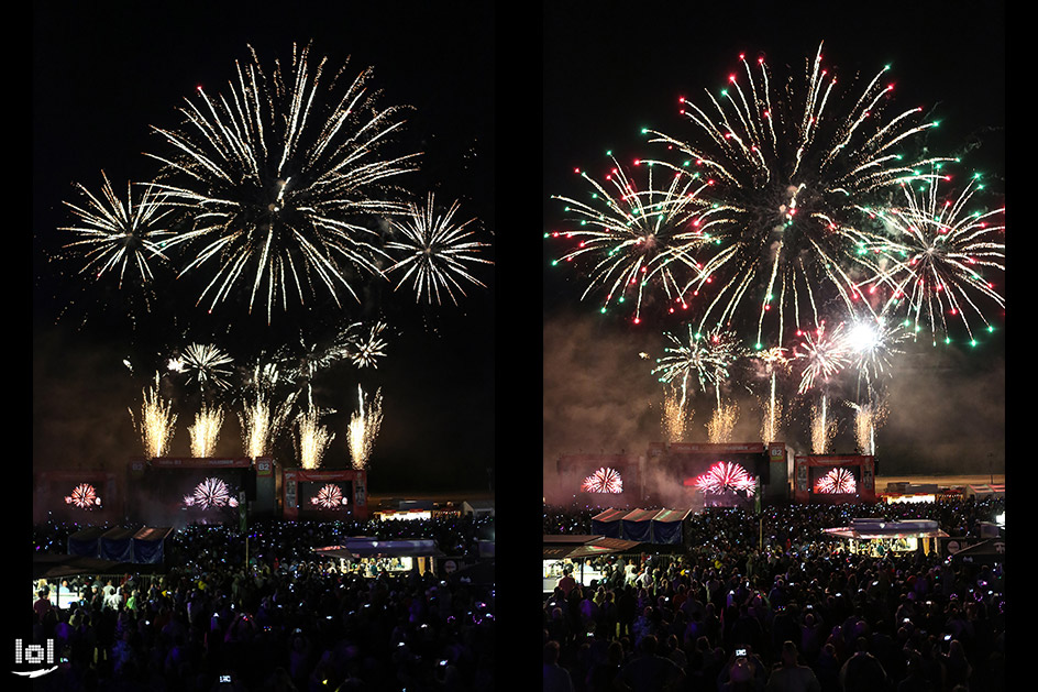 radio B2 SchlagerHammer 2019 / Showact: Feuerwerk & Lasershow