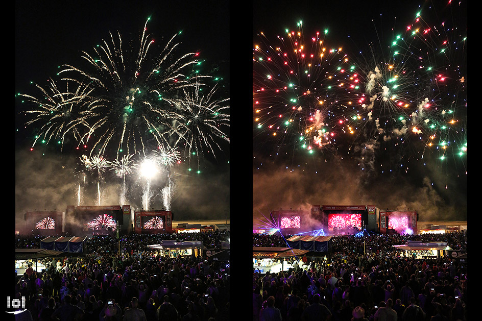 radio B2 SchlagerHammer 2019 / Showact: Feuerwerk & Lasershow