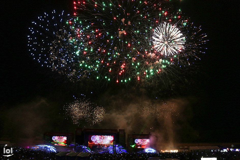 radio B2 SchlagerHammer 2019 / Showact: Feuerwerk & Lasershow