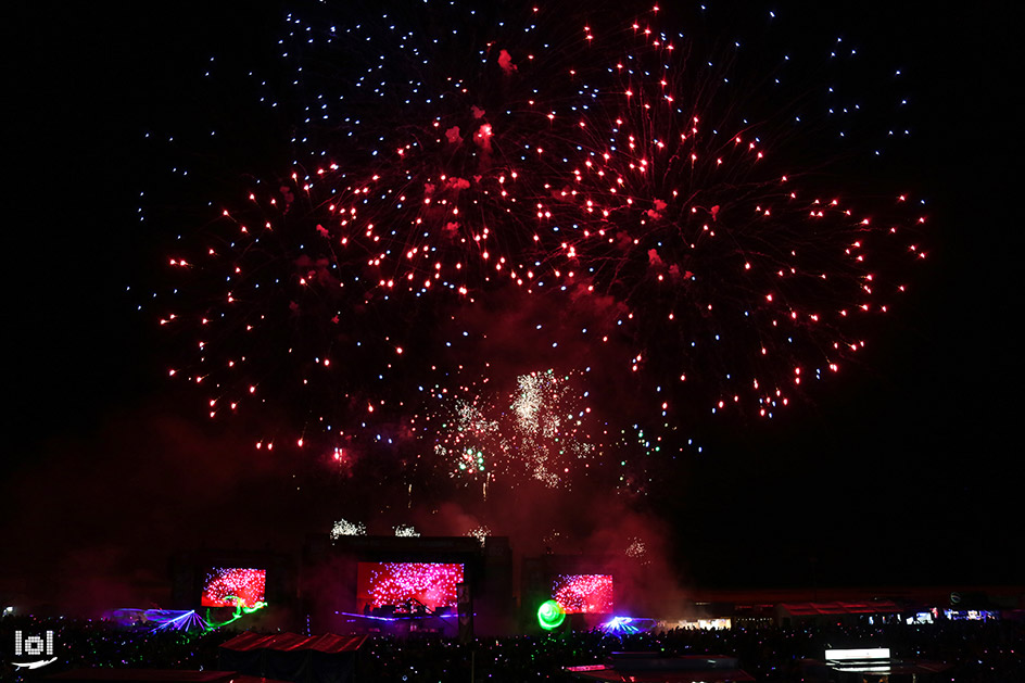 radio B2 SchlagerHammer 2019 / Showact: Feuerwerk & Lasershow