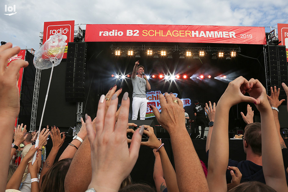 radio B2 SchlagerHammer 2019 / Showact: Vincent Gross