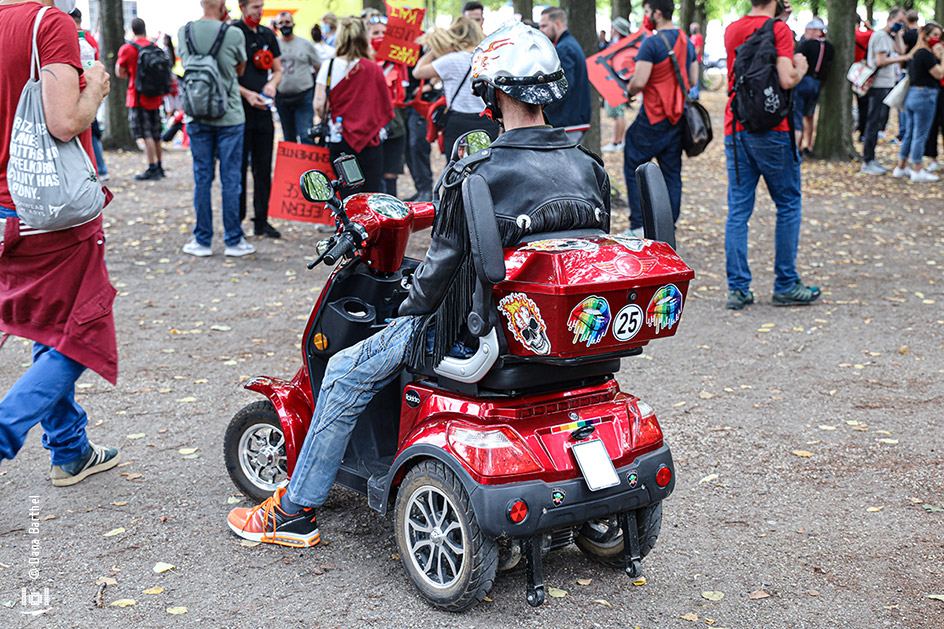 Demonstration der Veranstaltungsbranche:  „ALARMSTUFE ROT“