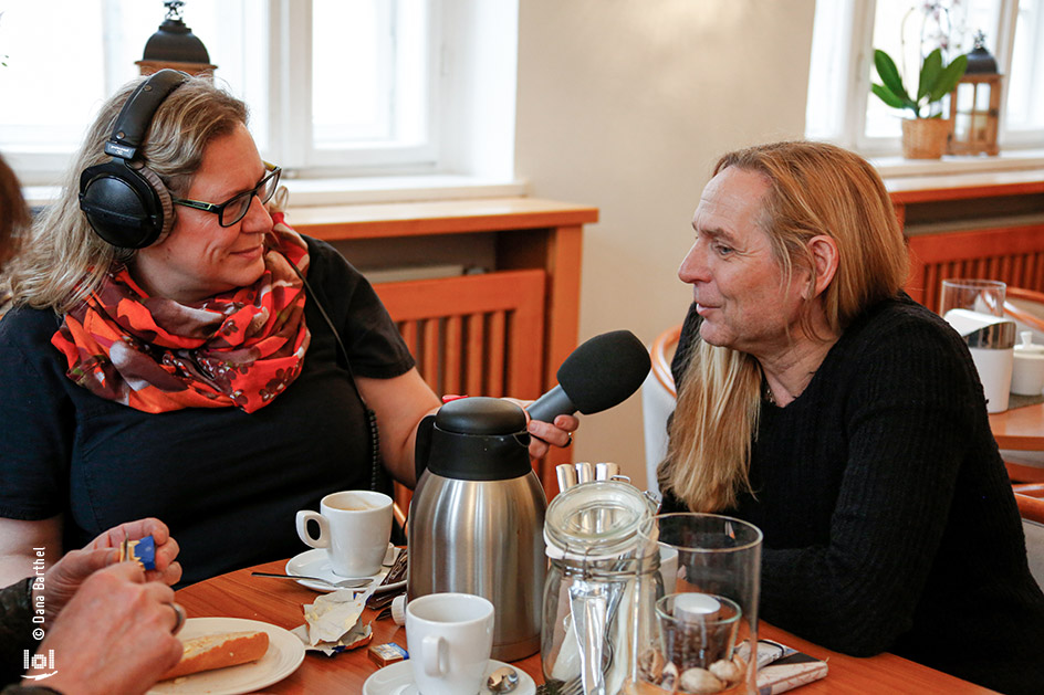 Eventfotografie: Dieter MASCHINE Birr und Uwe Hassbecker im Interview mit Radio R.SA