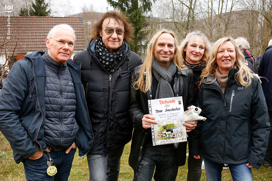 Eventfotografie: Dieter MASCHINE Birr und Uwe Hassbecker im Zoo der Minis // Tierpatenschaft und Taufe des Gleitflugbeutlers Hasi