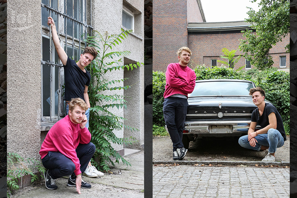 Bandportrait von NORTH COLLECTIVE beim alten Funkhaus der DDR