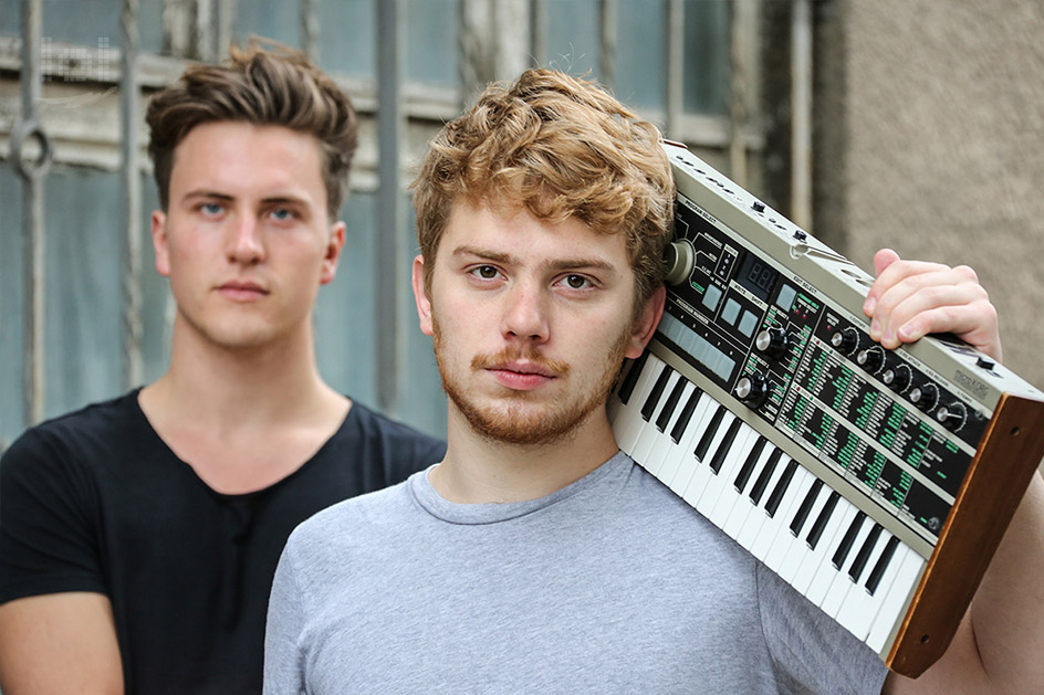 Bandportrait von NORTH COLLECTIVE beim alten Funkhaus der DDR