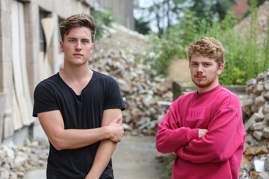 Bandportrait von NORTH COLLECTIVE beim alten Funkhaus der DDR