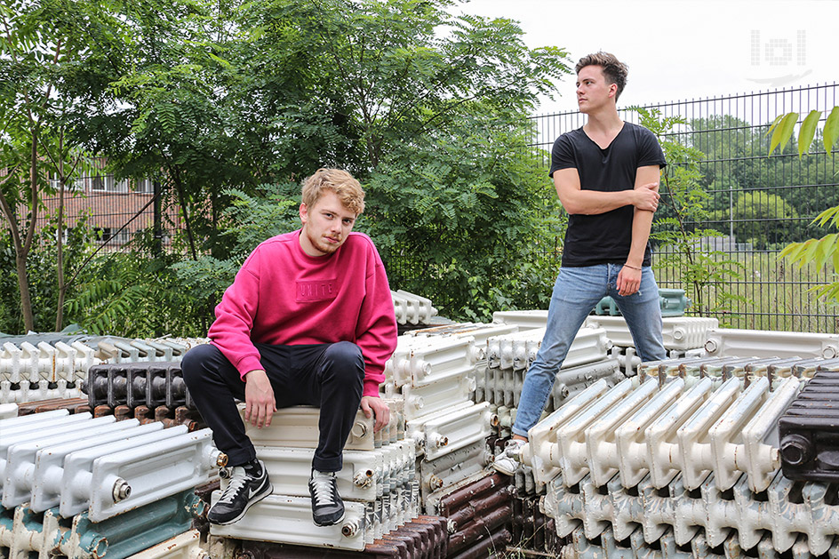 Bandportrait von NORTH COLLECTIVE beim alten Funkhaus der DDR