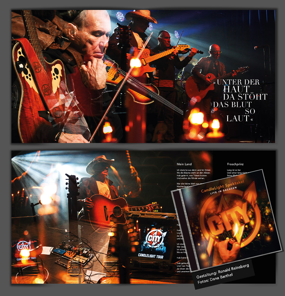 CITY „CandleLight Spektakel LIVE IN SACHSEN“ Alle Fotos im Booklet © Dana Barthel