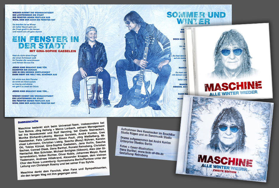 Coverfoto MASCHINE „Alle Winter wieder“ ©Foto: Dana Barthel