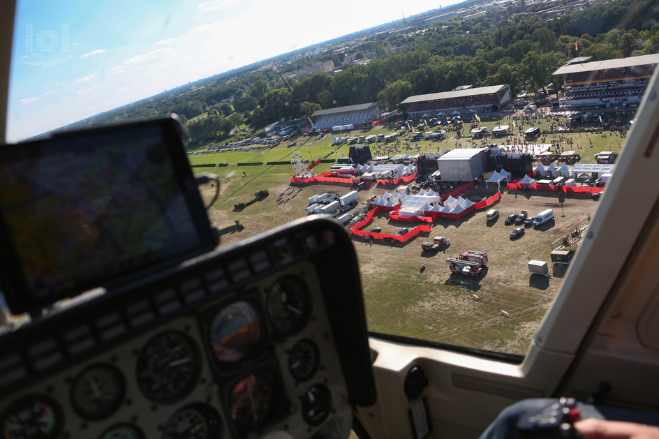 SchlagerHammer 2018 / Rundflug mit dem Helikopter von SkyMagic