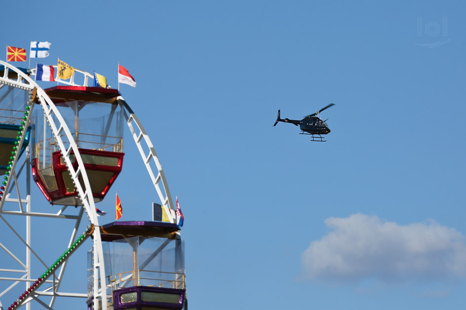 SchlagerHammer 2018 / Rundflug mit dem Helikopter von SkyMagic