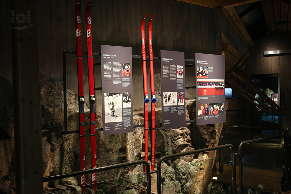 Oslo Holmenkollen Museum, Langlaufski Haakon und Mette-Marit, Norwegen