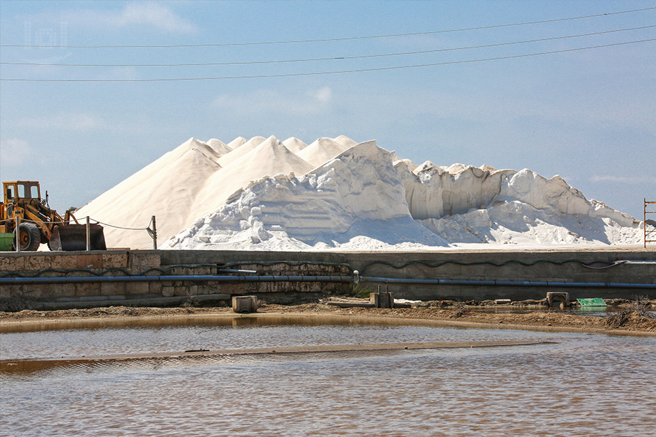 Salinas d´Es Trenc in Campos auf Mallorca / Salzberg