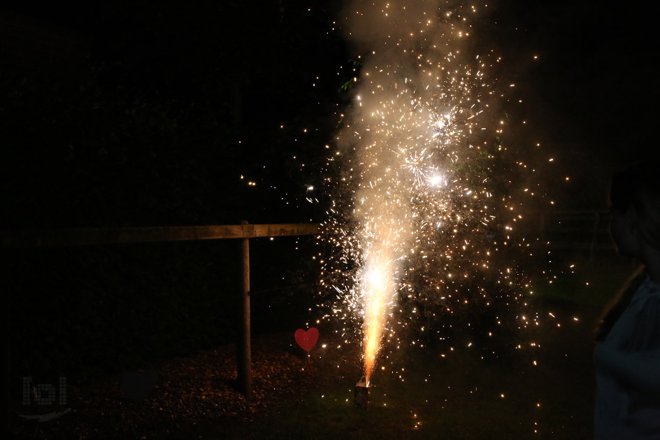 Polterabend: Feuerwerk