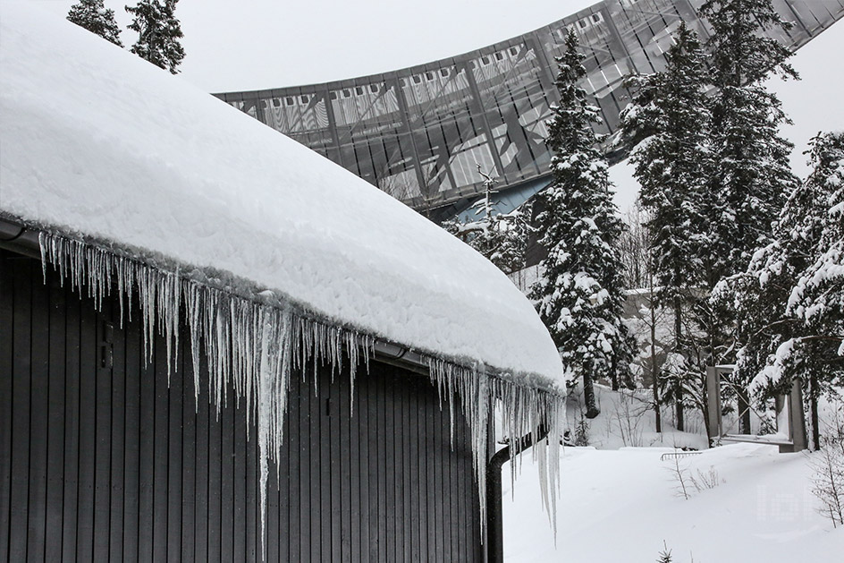 Winter am Holmenkollen in Oslo