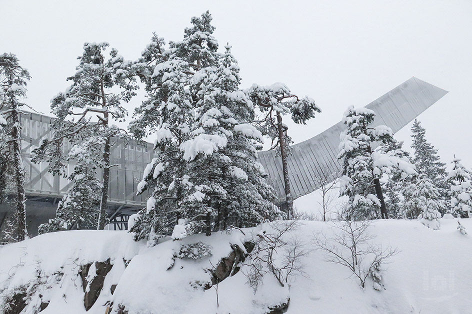 Skisprungschanze am Holmenkollen in Oslo