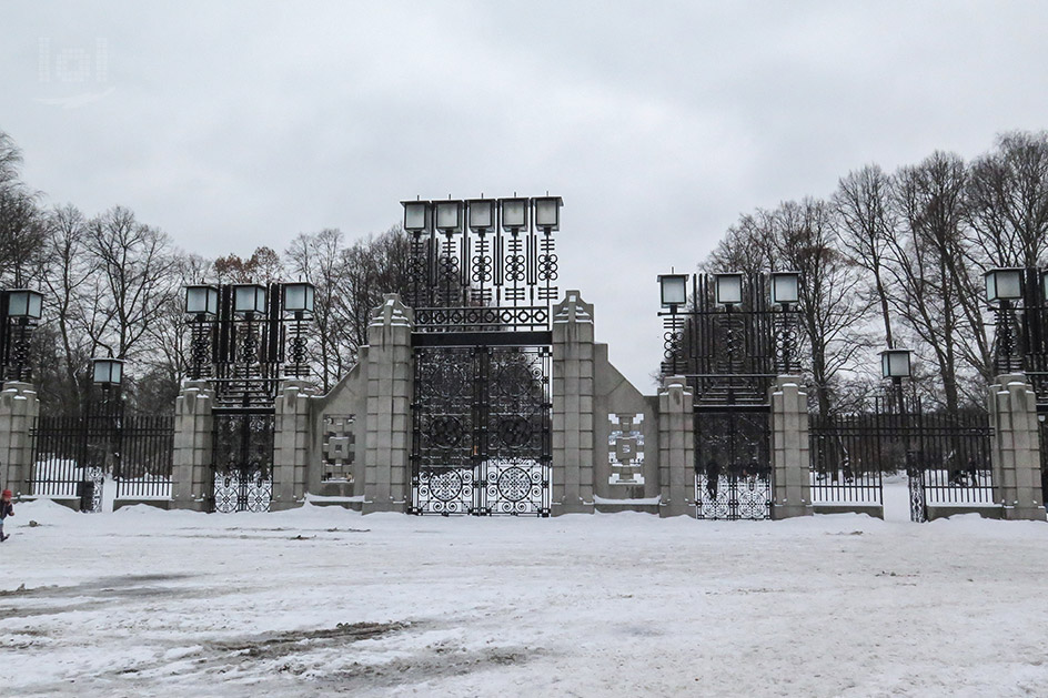 Schmiedeeisernes Tor des Frognerparken