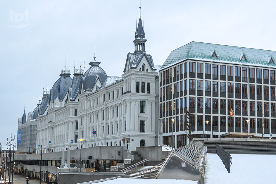 Wunderschöne Architektur in Oslo