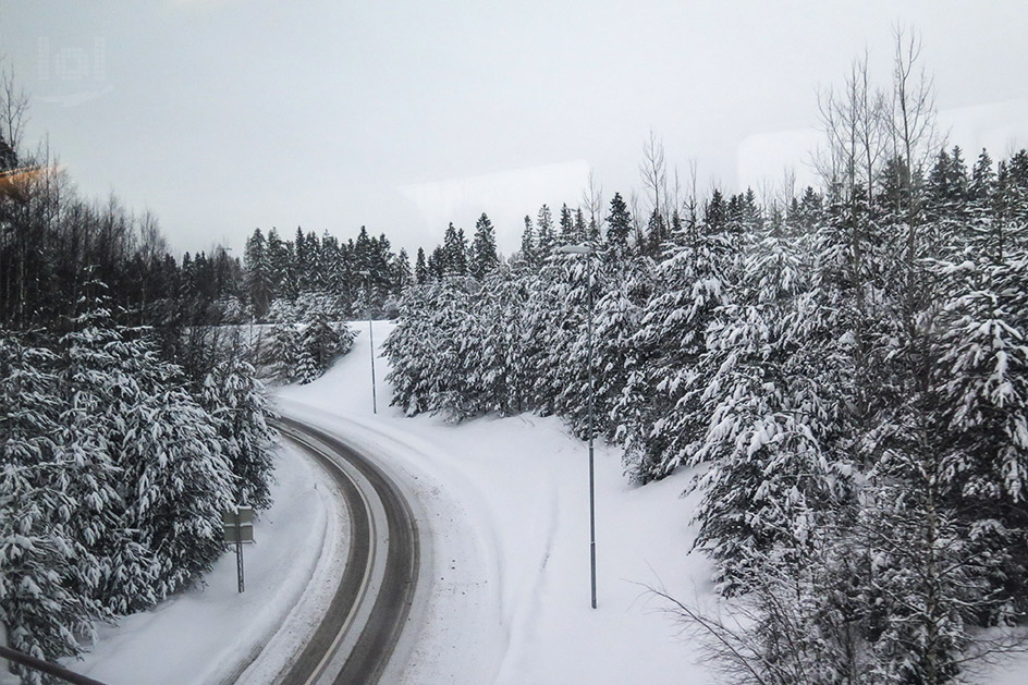 Winterlandschaft in Oslo