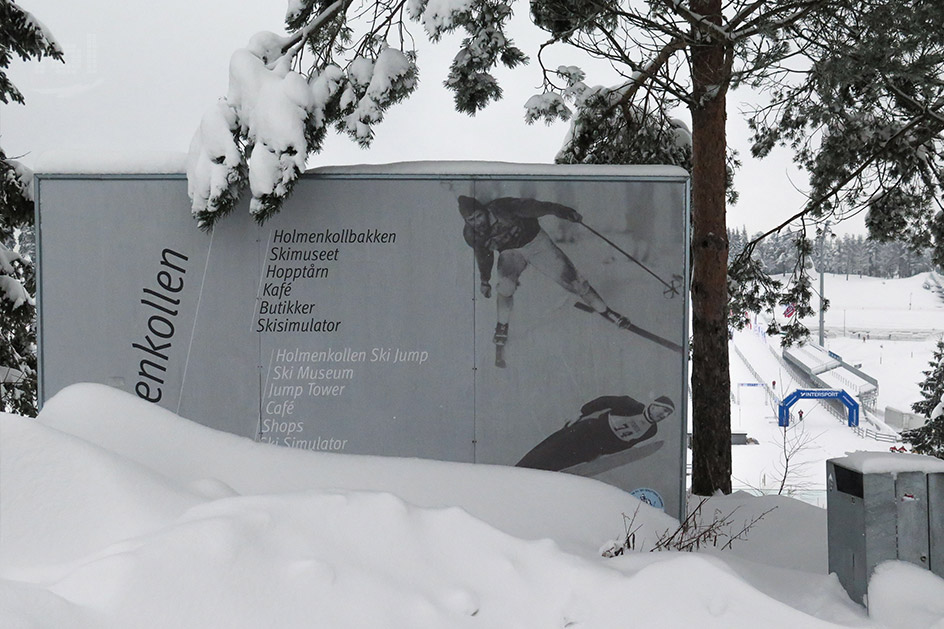 Skilanglauf-Wettkampf Holmenkollmarsjen am Holmenkollen