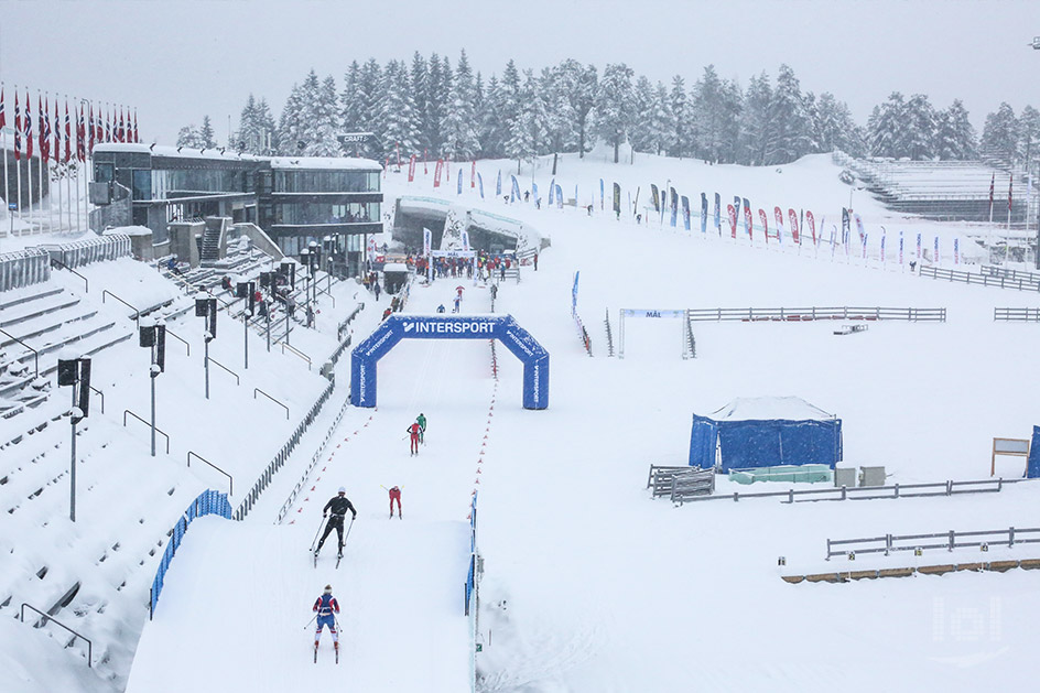 Skilanglauf-Wettkampf Holmenkollmarsjen am Holmenkollen