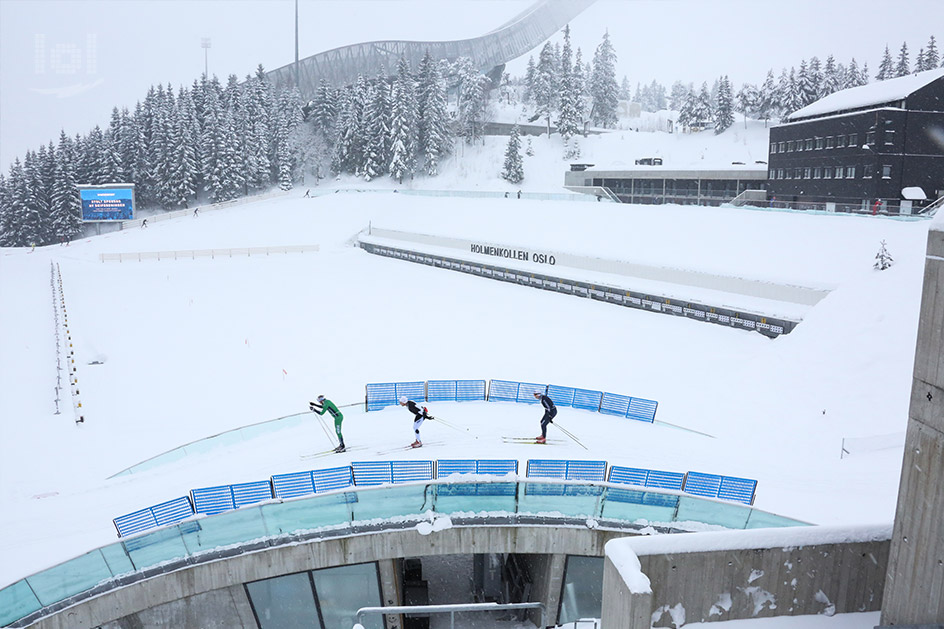 Skilanglauf-Wettkampf Holmenkollmarsjen am Holmenkollen