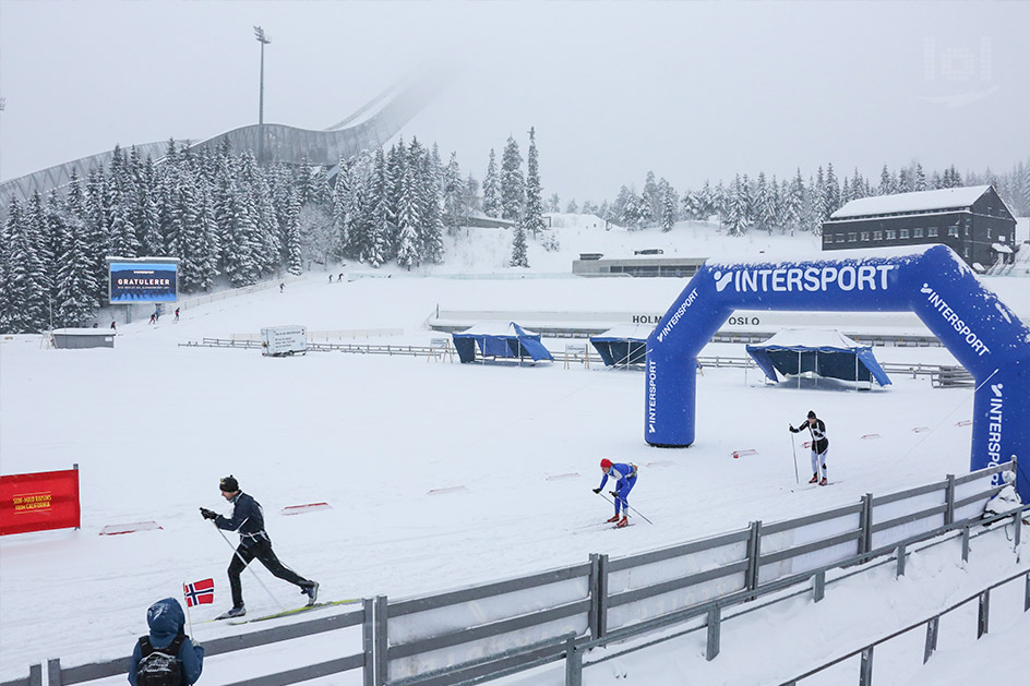 Skilanglauf-Wettkampf Holmenkollmarsjen am Holmenkollen