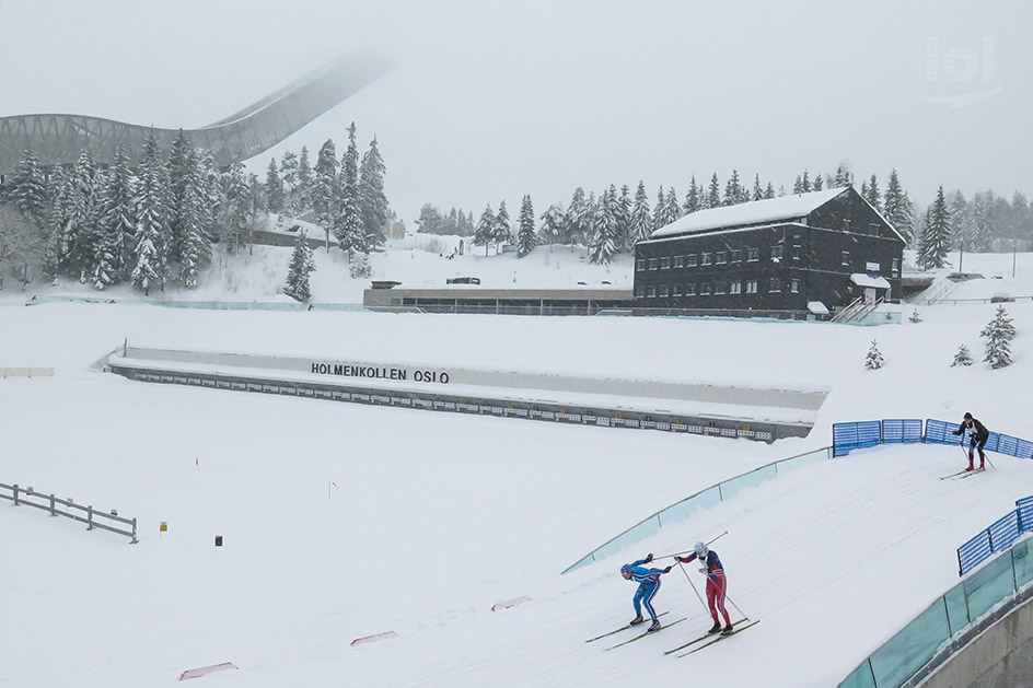 Skilanglauf-Wettkampf Holmenkollmarsjen am Holmenkollen