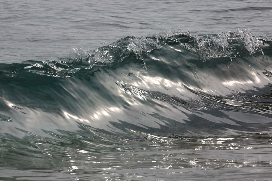 Wasser wird zur Welle und bricht