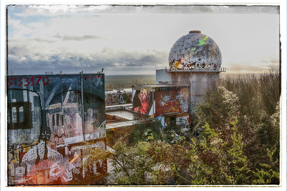 Fotografie lost places: Teufelsberg in Berlin