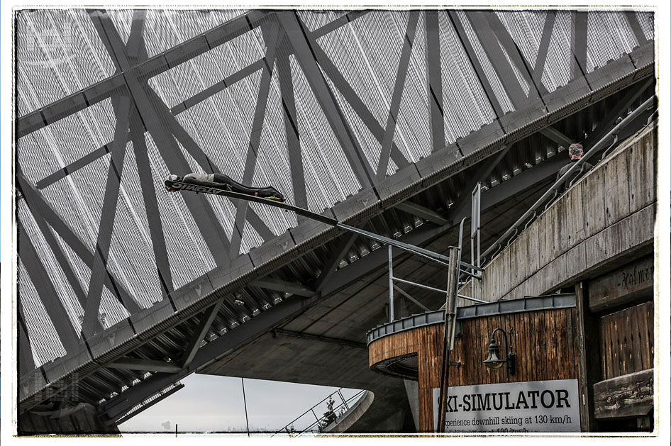 Skisprungschanze am Holmenkollen in Oslo