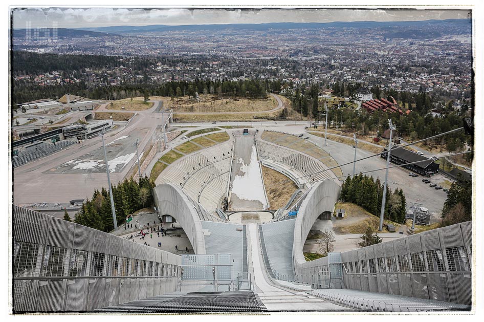 Sprungschanze am Holmenkollen in Oslo