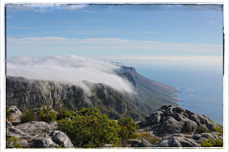 Reisefotografie: Topview vom Tafelberg in Südafrika